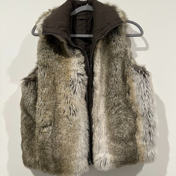 Weatherproof Jackets & Blazers - Weatherproof Reversible Faux Fur Vest